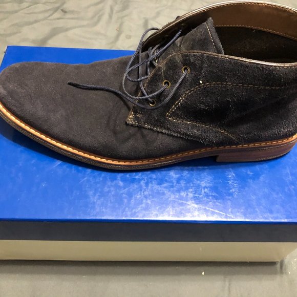 J. MURPHY CHUKKA NAVY SUEDE 11M main image 5